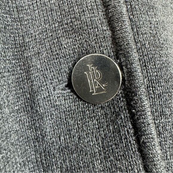 Lauren Ralph Lauren Sweater Knit Single Breasted Blazer Jacket Gray Size XL - Picture 3 of 8